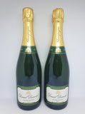2 Flasker  Brut Grande Réserve D. Dumont et fils
