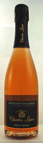 Cremant rose Alsace Brut Økologiske Charles Baur