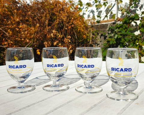 Fransk antik glas pastis Ricard
