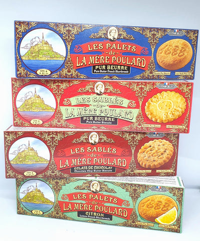 4 pakker smørkiks fra Bretagne. La Mère Poulard