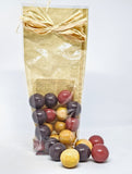 Frugtkonfekt med surkörsbär og chokolade gianduja
