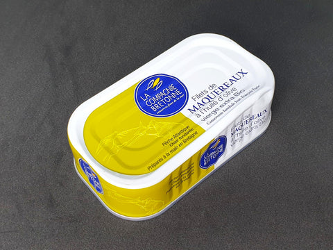 Makrelfilet med økologisk olivenolie