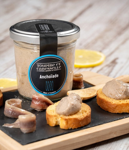 Fransk tapenade ansjos delikatesser