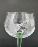 vinglass Alsace med ciseleringer