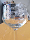 Antik franske ciserelede glas rødvin