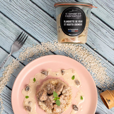 Kalveblanquette med cremet risotto (2 Pers.)