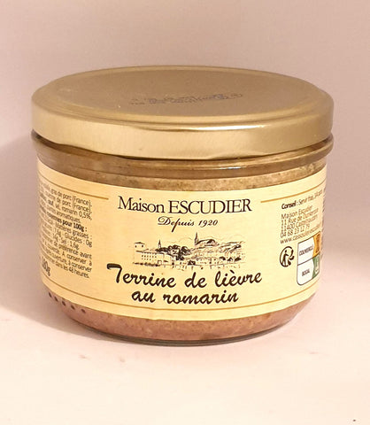 Fransk terrine hare rosmarin