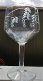 Antik franske ciserelede glas rødvin