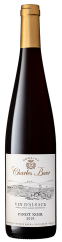 økologiske vin fra Alsace Charles Baur rødvin Pinot noir Champagne-avenue